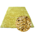 Polyester Shagy lantai karpet karpet dengan warna polos